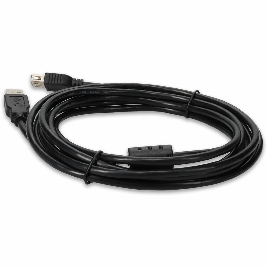 AddOn 10ft USB A 2.0 Male to Female Black Cable