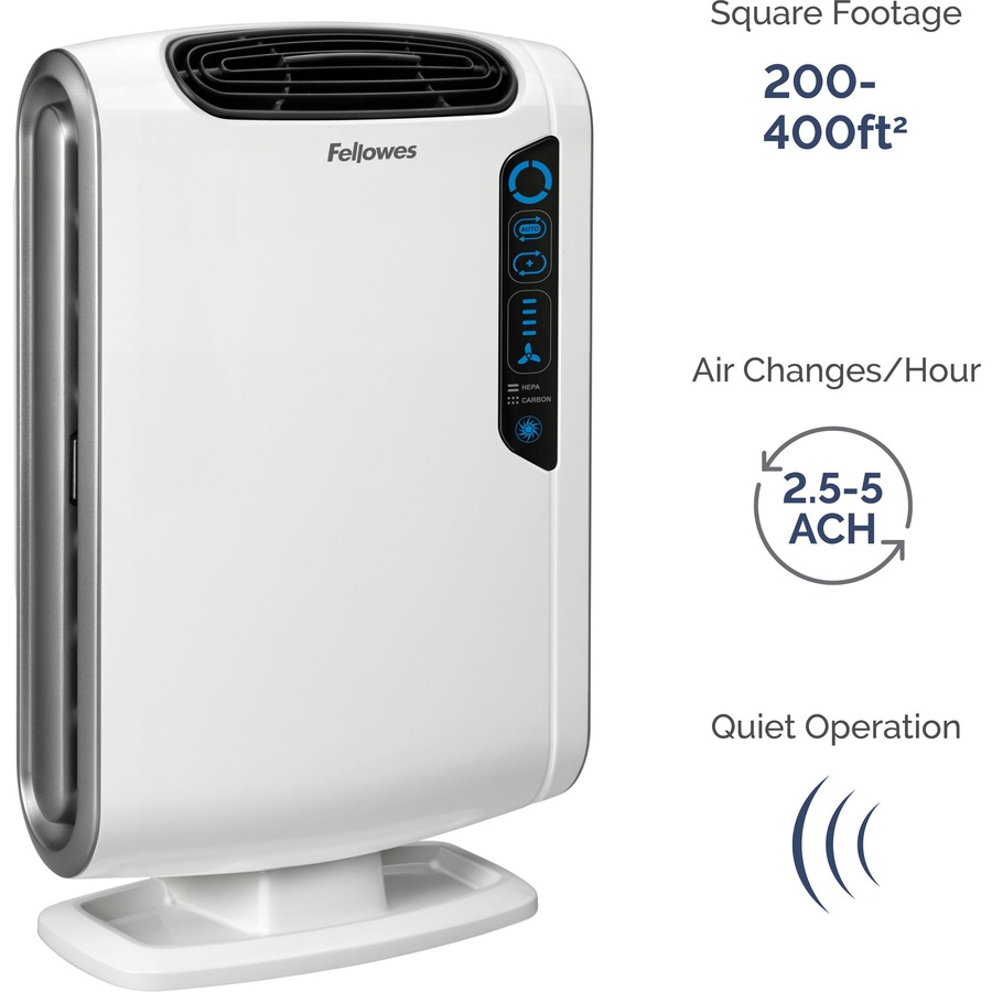 AeraMax® 200 Air Purifier - True HEPA, PlasmaTrue, Activated Carbon - 200 Sq. ft. - White = FEL9320401
