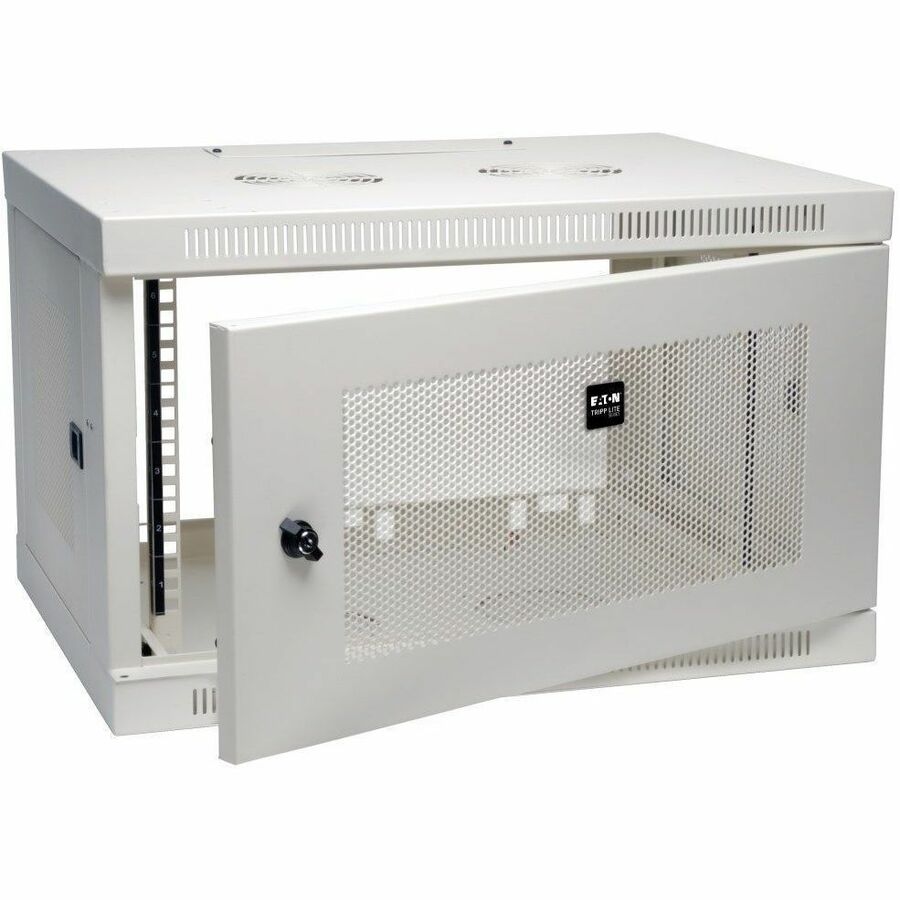 Tripp Lite 6U Wall Mount Rack Enclosure Server Cabinet Wallmount Doors Sides