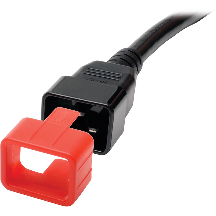 Tripp Lite by Eaton Plug-Lock Inserts (C20 power cord to C19 outlet) Red 100 pack