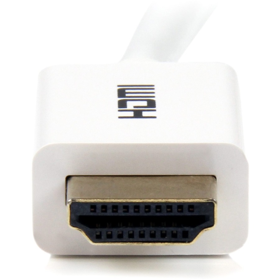 StarTech 10 ft CL3 Rated HDMI Cable w/ Ethernet, In Wall Rated HDMI Cable, 4K 30Hz UHD HDMI Cord, HDMI 1.4 Video/Display Cable, White
