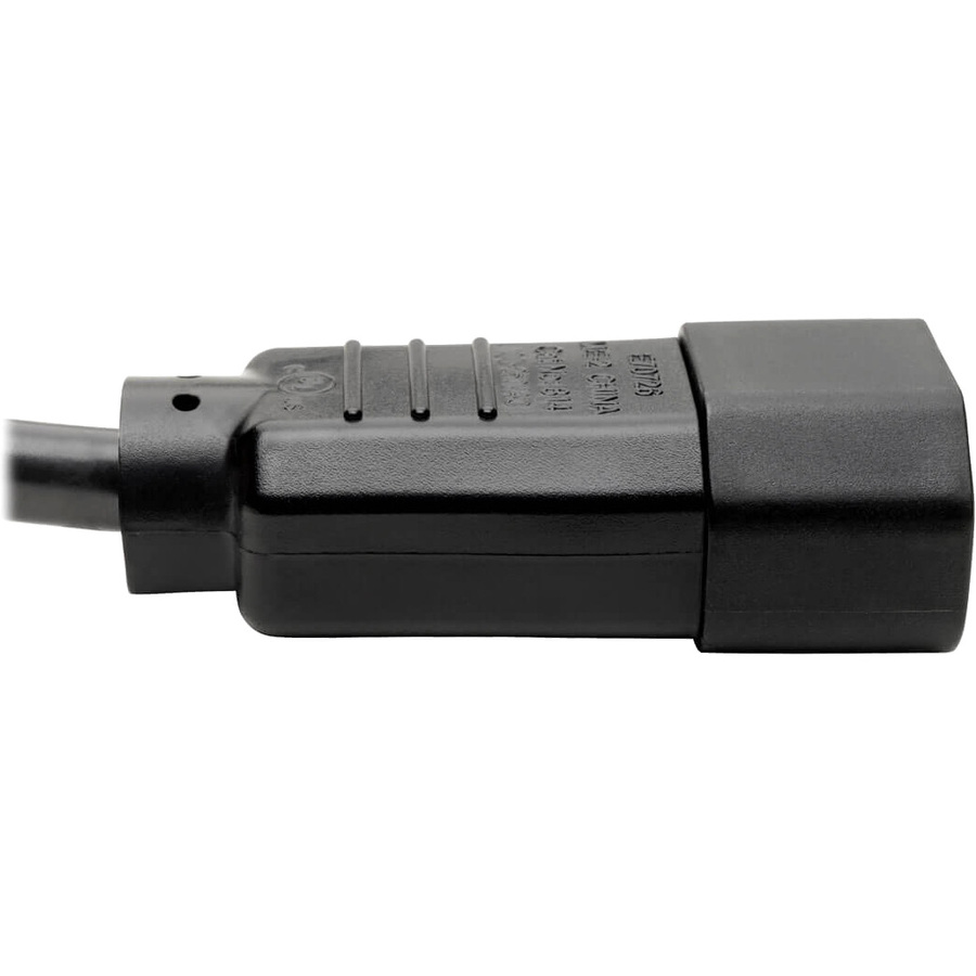 Tripp Lite by Eaton PDU Power Cord C13 to C14 - 13A 250V 16 AWG 2 ft. (0.61 m) Black