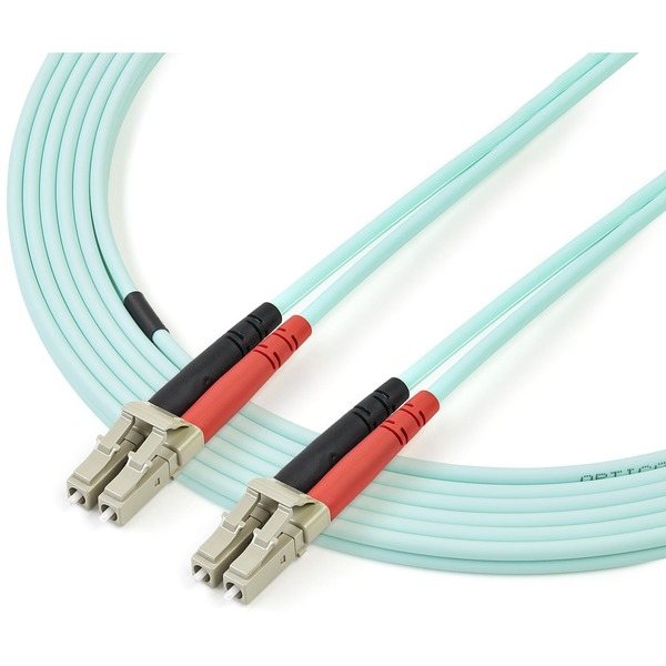 Startech Fiber Optic Cable - 10 Gb Aqua - Multimode Duplex 50/125 - LSZH - LC/LC - 3 m (A50FBLCLC3)