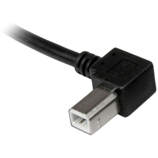 StarTech 1m USB 2.0 A to Left Angle B Cable - M/M