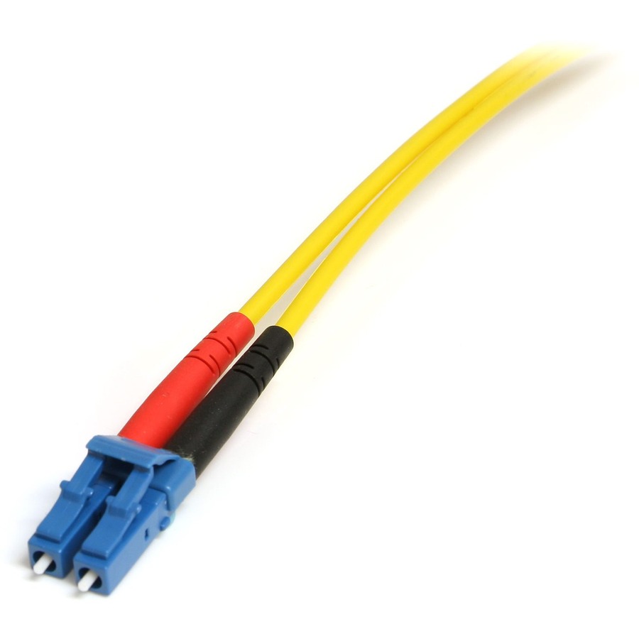 2m (6ft) LC/UPC to LC/UPC OM4 Multimode Fiber Optic Cable, 50/125µm  LOMMF/VCSEL Zipcord Fiber, 100G Networks, Low Insertion Loss, LSZH Fiber  Patch