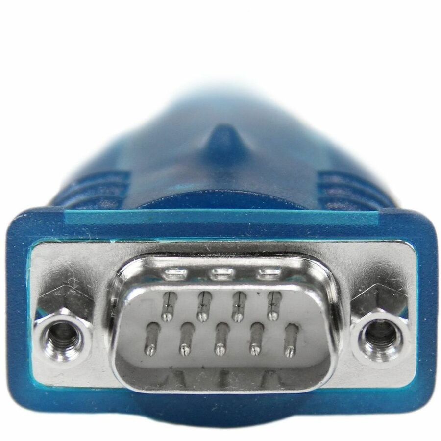 StarTech 17in (43cm) 1-Port USB to Serial Adapter Cable, USB-A to DB9 RS232, USB to RS232 Adapter, Prolific Chipset - M/M
