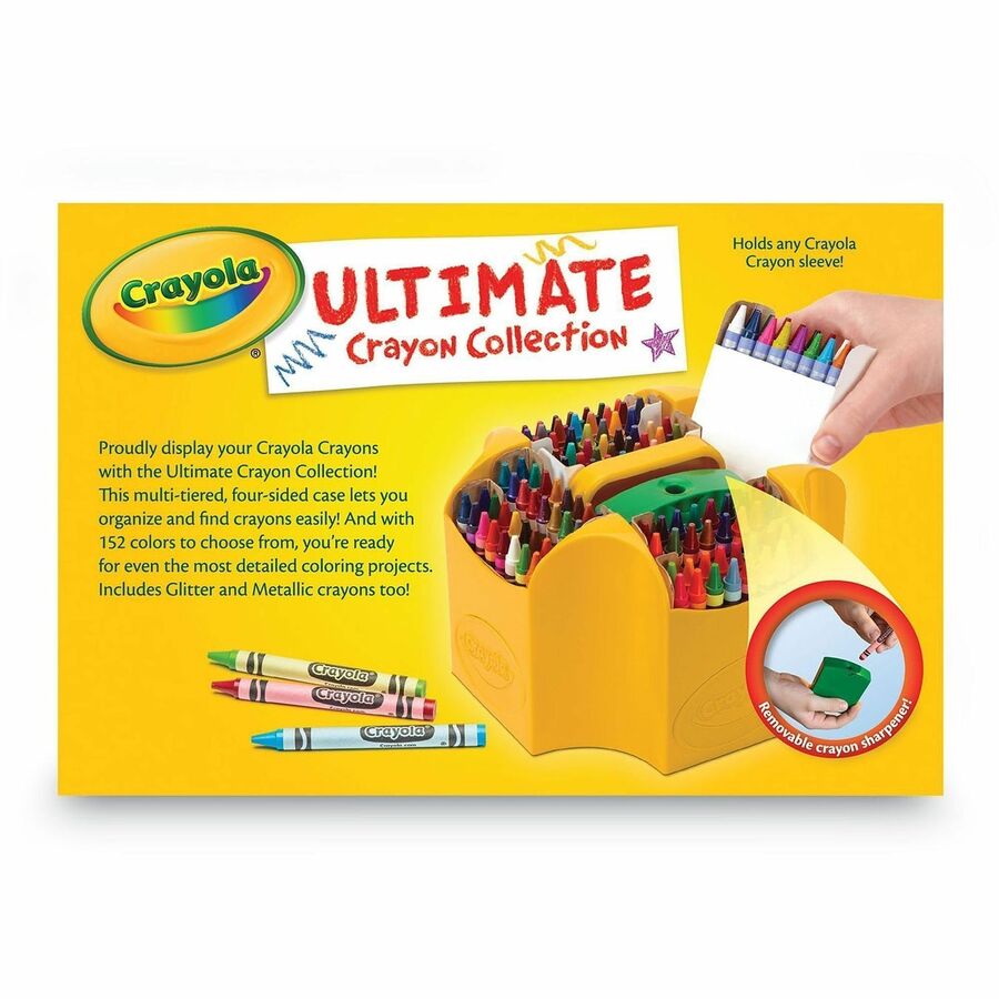 Crayola Ultimate 152 Crayon Collection - Assorted - 1 / Box