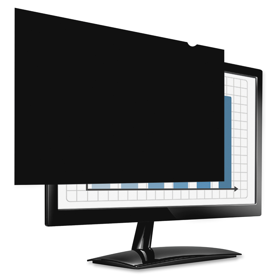 Fellowes PrivaScreen™ Blackout Privacy Filter - 20.0" Wide - For 20" Widescreen LCD Monitor - 16:9 - Fingerprint Resistant, Scratch Resistant - Polyethylene - 1 Pack - TAA Compliant - Privacy Filters - FEL4813101
