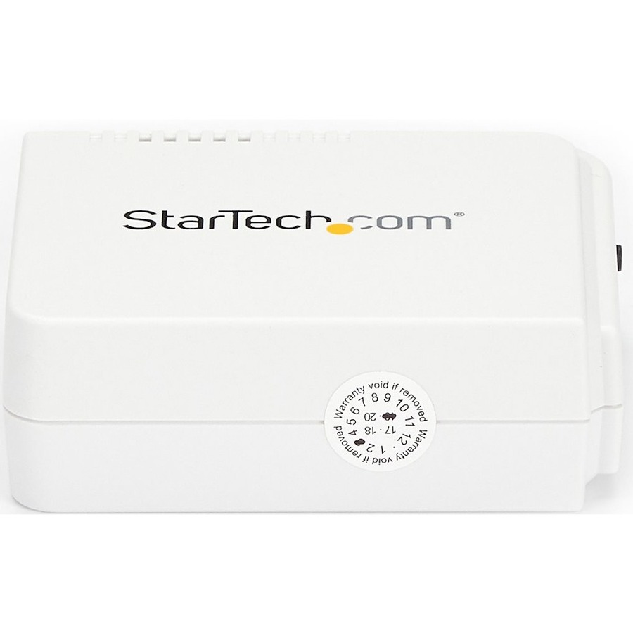 StarTech.com 1 Port USB Wireless N Network Print Server with 10/100 Mbps Ethernet Port - 802.11 b/g/n