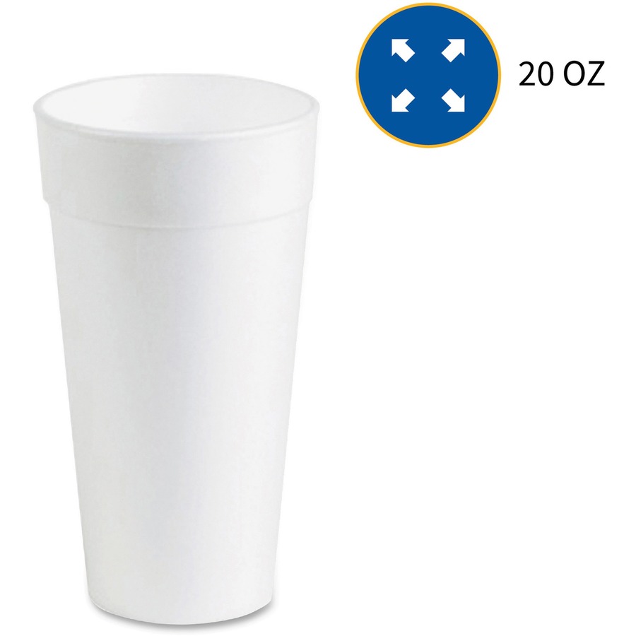 Dart Horizon 32 oz. Teal Foam Travel Cup - 500/Case
