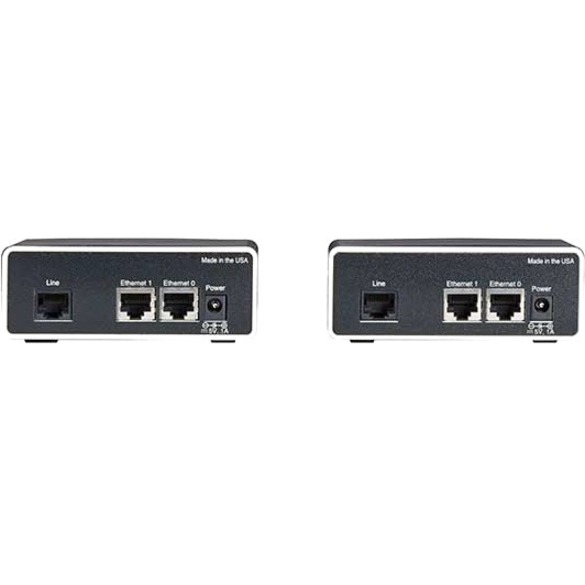 Black Box Ethernet Extender Kit - 2-Port - Network (RJ-45)