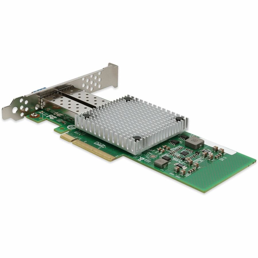 AddOn QLE3242-LR-CK-AO dual 10 Gb SFP+ PCIe x8 fiber adapter card — alternate view 2