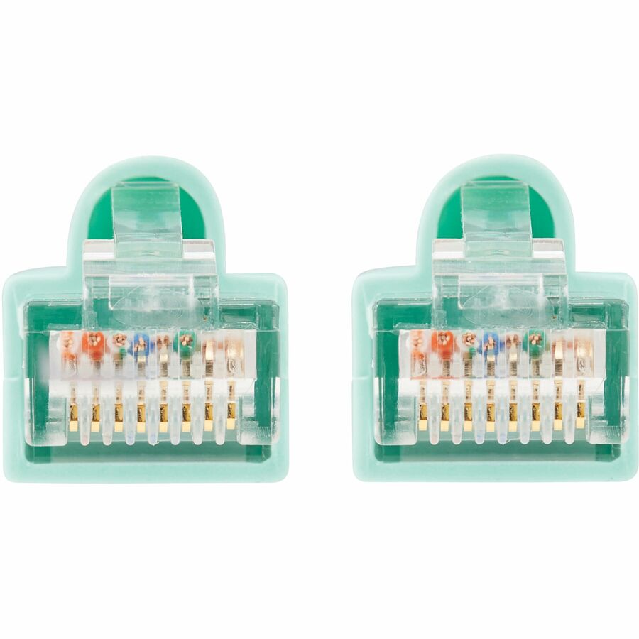 Tripp Lite by Eaton Cat6a 10G Snagless UTP Ethernet Cable (RJ45 M/M) Aqua 10 ft. (3.05 m)