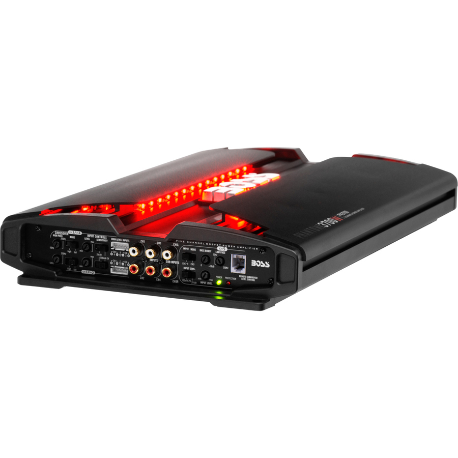 Boss Audio PV3700 Phantom 3700W 5 Channel A/B Car Audio LED