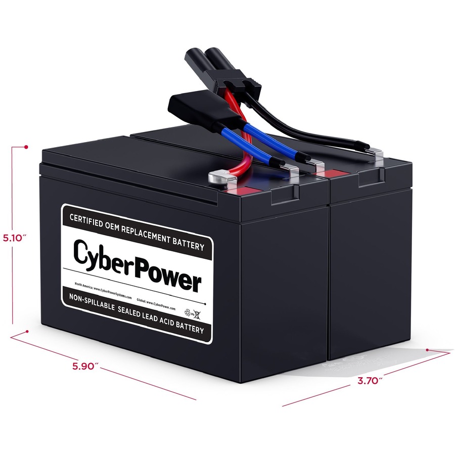 CyberPower RB1270X2B Replacement Battery Cartridge