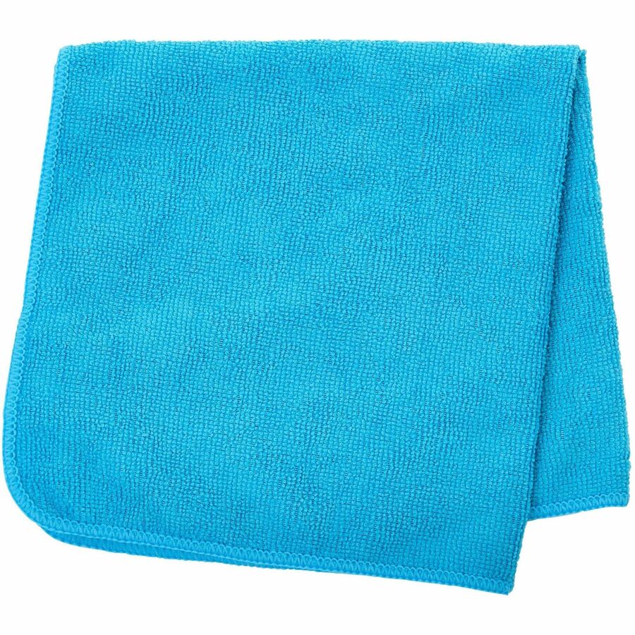 Rubbermaid Commercial HYGEN r-40 Recycled Microfiber Cloths, 16"x16" , Blue