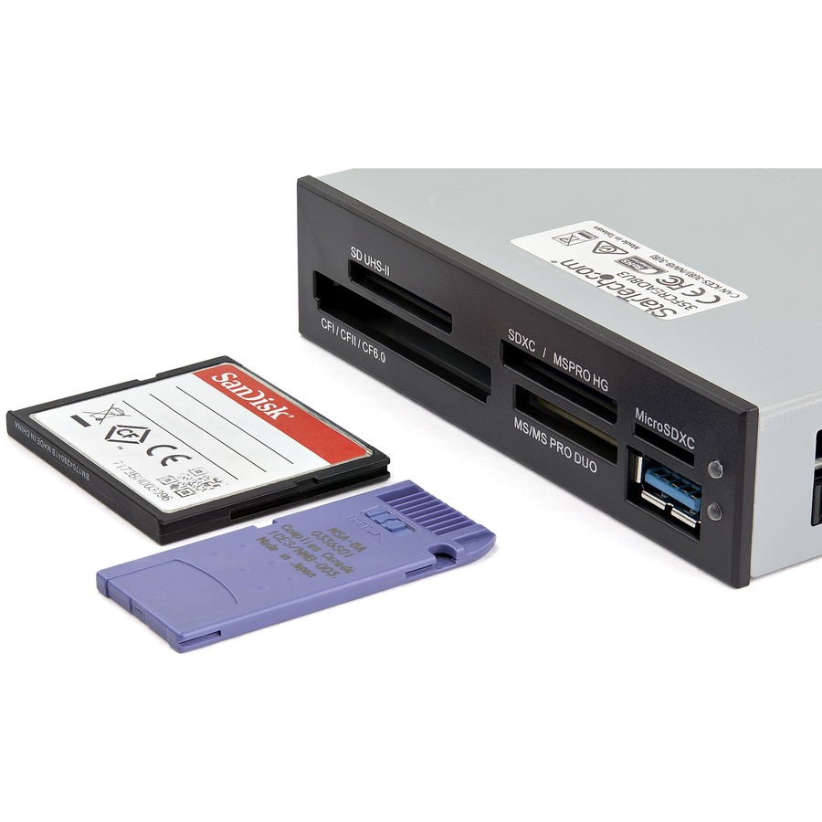 StarTech.com USB 3.0 Internal Multi-Card Reader with UHS-II Support - SD/Micro SD/MS/CF Memory Card Reader