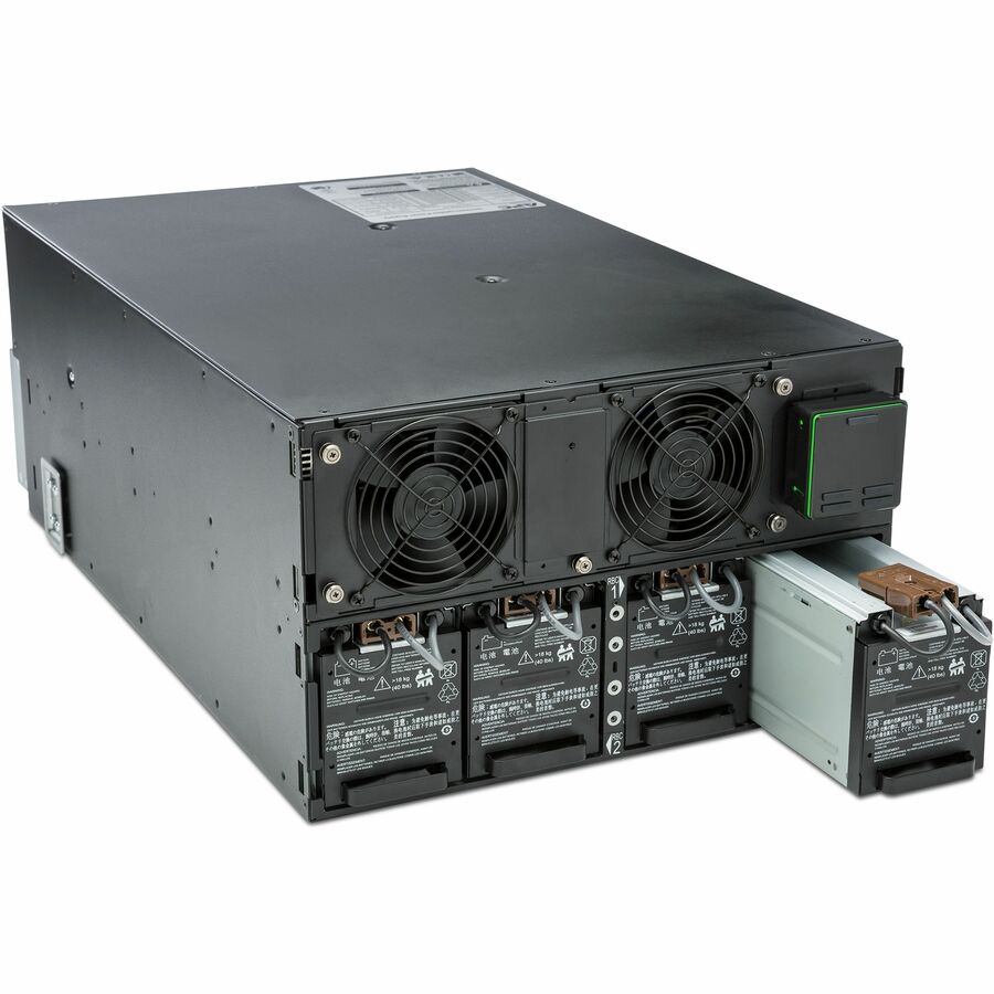 APC Smart-UPS On-Line, 8kVA/8kW, Rackmount 6U, 208V, 6x L6-30R NEMA outlets, Network Card+SmartSlot, Extended runtime, W/ rail kit