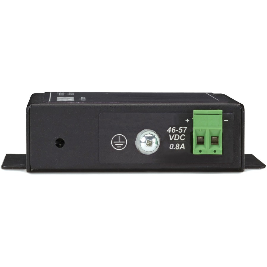 Black Box PoE Industrial Gigabit Ethernet Media Converter, SFP