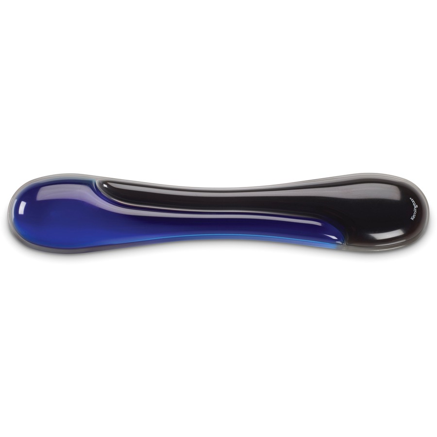 Kensington Duo Gel Keyboard Wrist Rest - Blue - Black & Blue - Gel - TAA Compliant