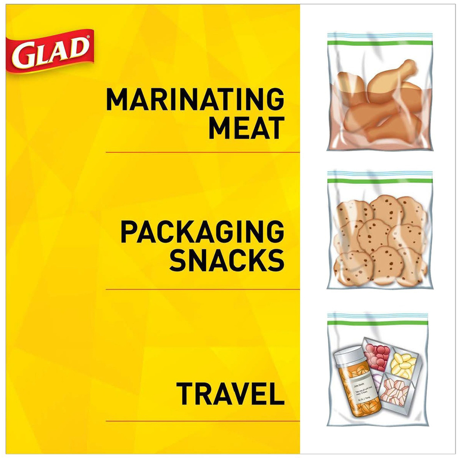 Glad Sandwich Zipper Bags