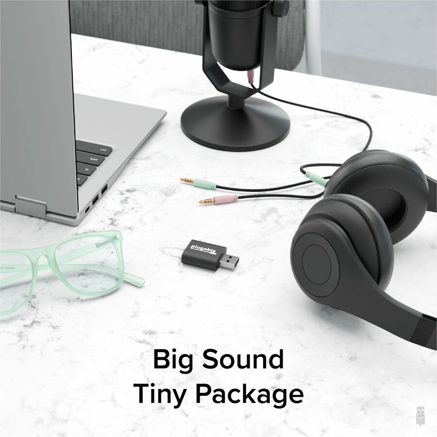 Plugable USB Audio Adapter with 3.5mm Speaker
