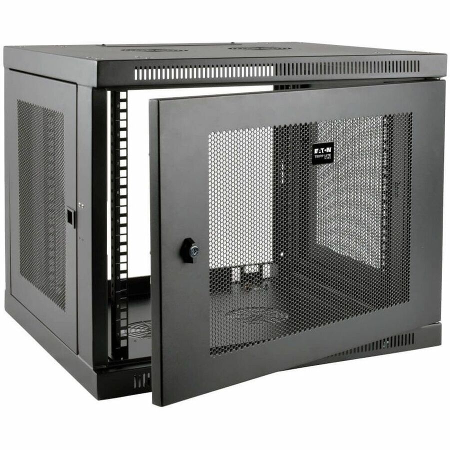 Tripp Lite by Eaton SmartRack 9U Low-Profile Switch-Depth-Plus Wall-Mount Mini Rack Enclosure