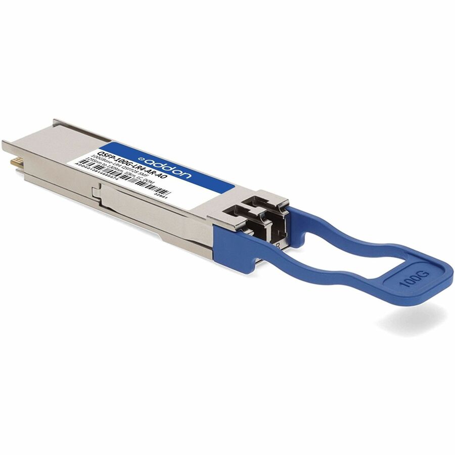 AddOn QSFP-100G-LR4 QSFP28 100G hot-swappable transceiver with MPO connector — alternate view 2
