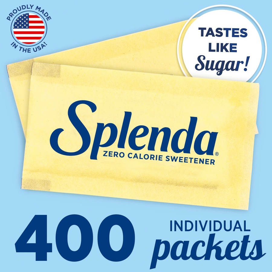 Splenda Single-serve Sweetener Packets - 0.035 oz (1 g) - Artificial Sweetener - 400/Box