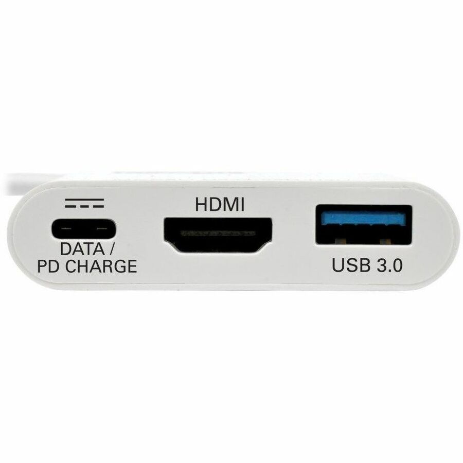 Tripp Lite by Eaton USB C to HDMI Multiport Video Adapter Converter 4K x 2Kw/ USB-A Hub, & USB-C PD Charging, Thunderbolt 3 Compatible, USB Type C to HDMI, USB-C to HDMI, USB Type-C to HDMI