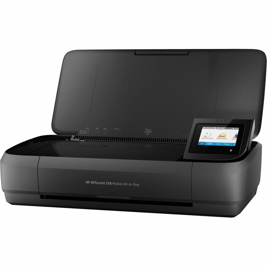 HP Officejet 250 Wireless Inkjet Multifunction Printer-Color-Copier/Scanner-20 ppm Mono/19 ppm Color Print-4800x1200 Print-Manual Duplex Print-500 Pages Monthly-50 sheets Input-Color Scanner-600 Optical Scan-Wireless LAN