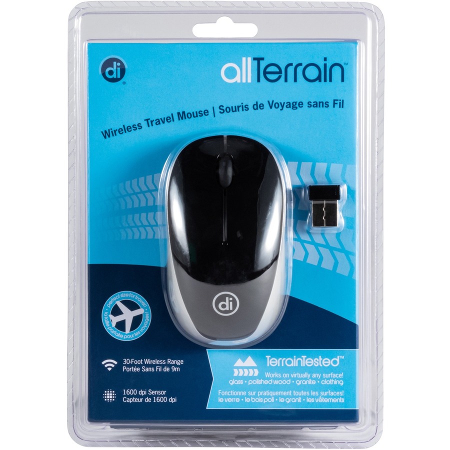 Digital Innovations AllTerrain Wireless 3-Button Travel Mouse