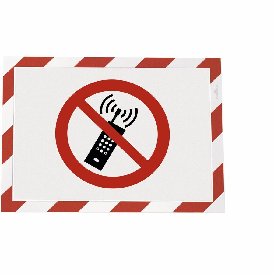 DURABLE Twin-color Border Self-adhesive Security Frame