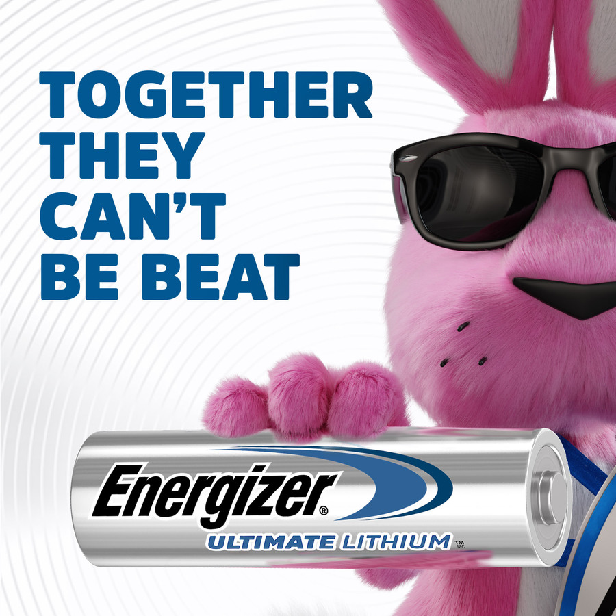 Energizer Ultimate Lithium 9-Volt Battery - For Multipurpose - 9V - 9 V DC = EVEL522BP