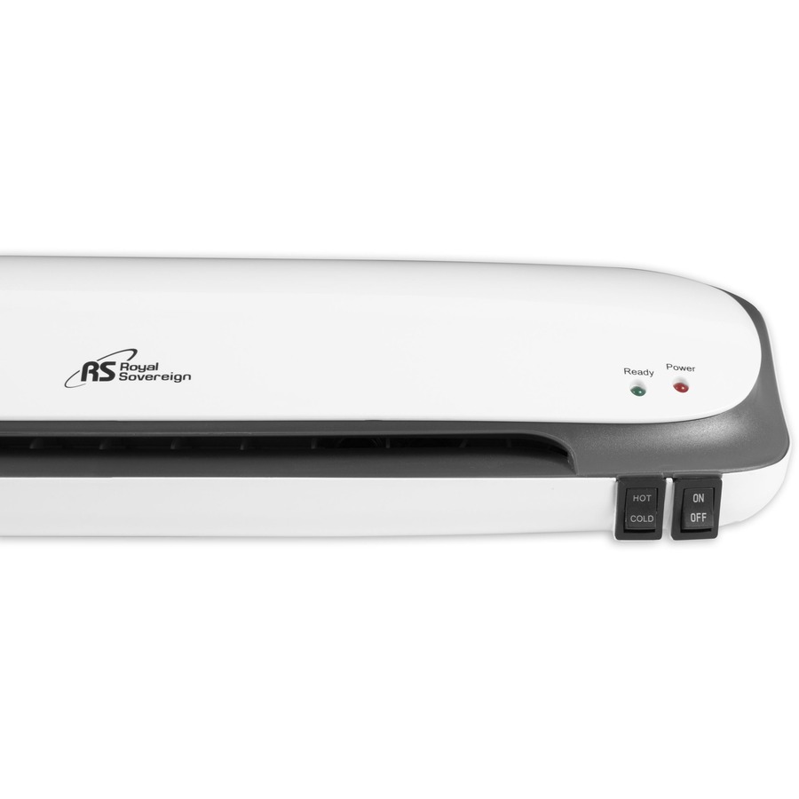 Royal Sovereign Hot/Cool Laminator - Pouch - 12" (304.80 mm) Lamination Width - 196.9 mil Lamination Thickness - Release Lever - 2.90" (73.66 mm) x 17.40" (441.96 mm) - Laminating Machines - RSICL1223