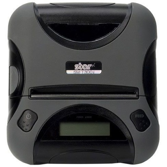 Star Micronics SM-T300i 3" Rugged Portable Thermal Printer - iOS/Android/Windows/Bluetooth/Serial, Tear Bar, Charger Included, No MSR, Gray