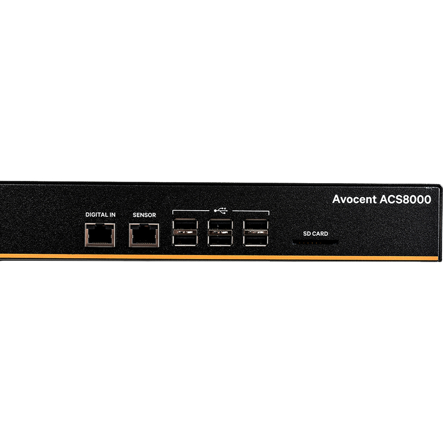 Vertiv Avocent 8-Port ACS8000 Console System with single AC Power Supply