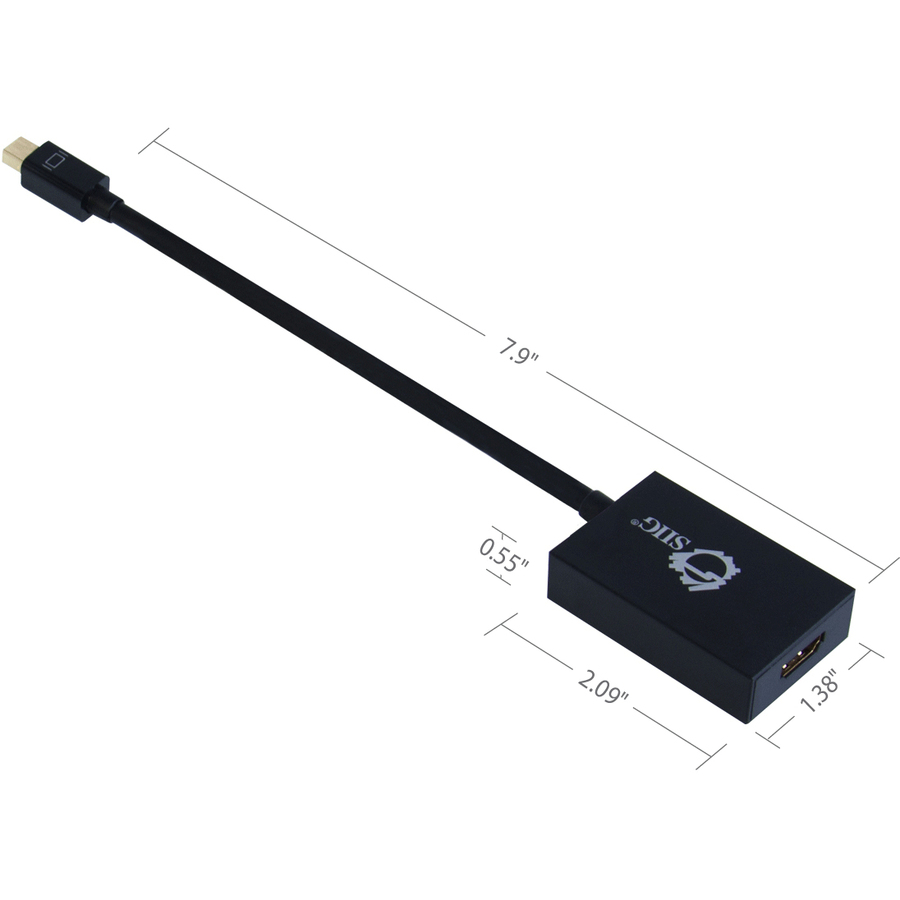 SIIG Mini DisplayPort 1.2 to HDMI 4Kx2K 60Hz Active Adapter