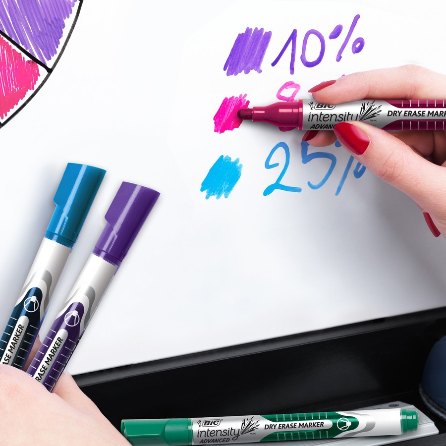 Bic Dry Erase Magic Marker® Chisel Tip, 12 Pack - Gerbes Super Markets