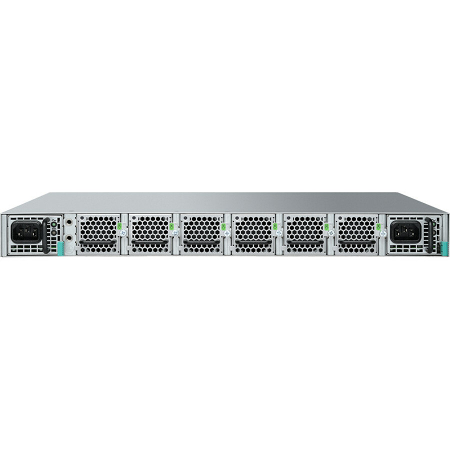 SLX 954024S managed switch with 24 x 10GE/1GE ports, 24 x 1GE ports, and front-to-back airflow — alternate view 2