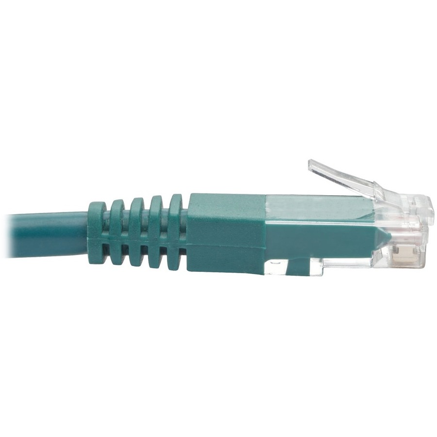 Eaton Tripp Lite Series Cat6 Gigabit Molded (UTP) Ethernet Cable (RJ45 M/M), PoE, Green, 2 ft. (0.61 m)