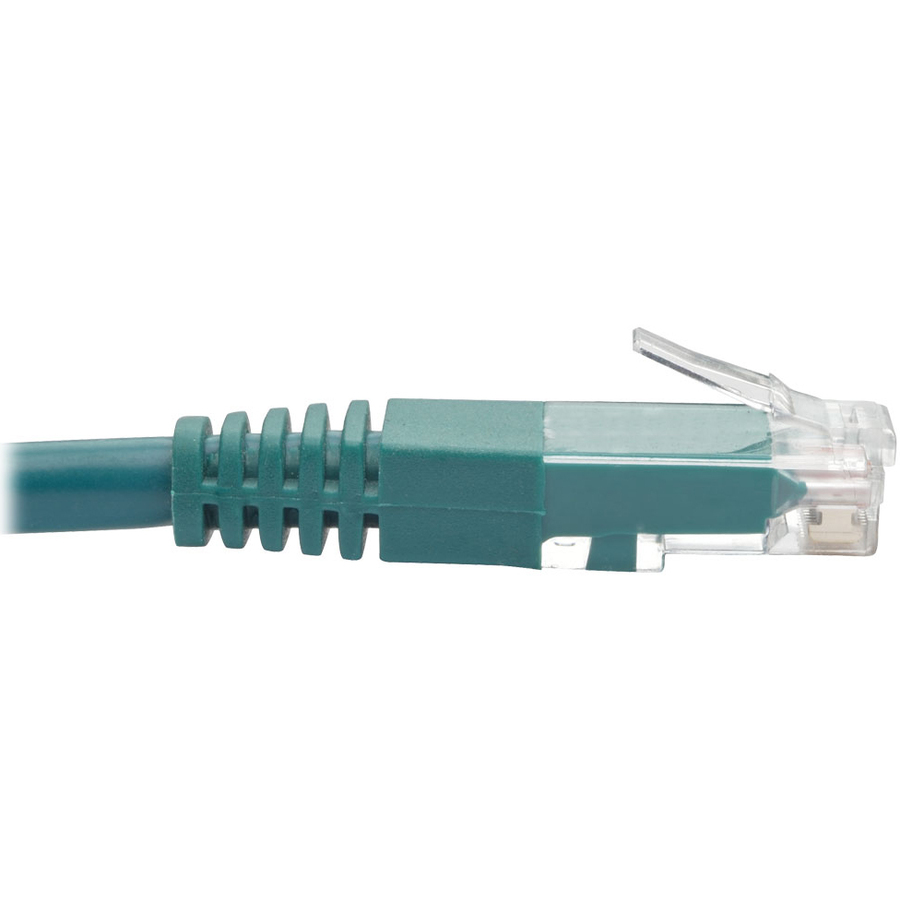 Eaton Tripp Lite Series Cat6 Gigabit Molded (UTP) Ethernet Cable (RJ45 M/M), PoE, Green, 25 ft. (7.62 m)