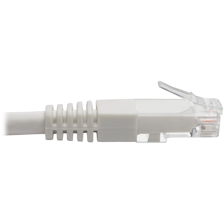 Eaton Tripp Lite Series Cat6 Gigabit Molded (UTP) Ethernet Cable (RJ45 M/M), PoE, White, 25 ft. (7.62 m)