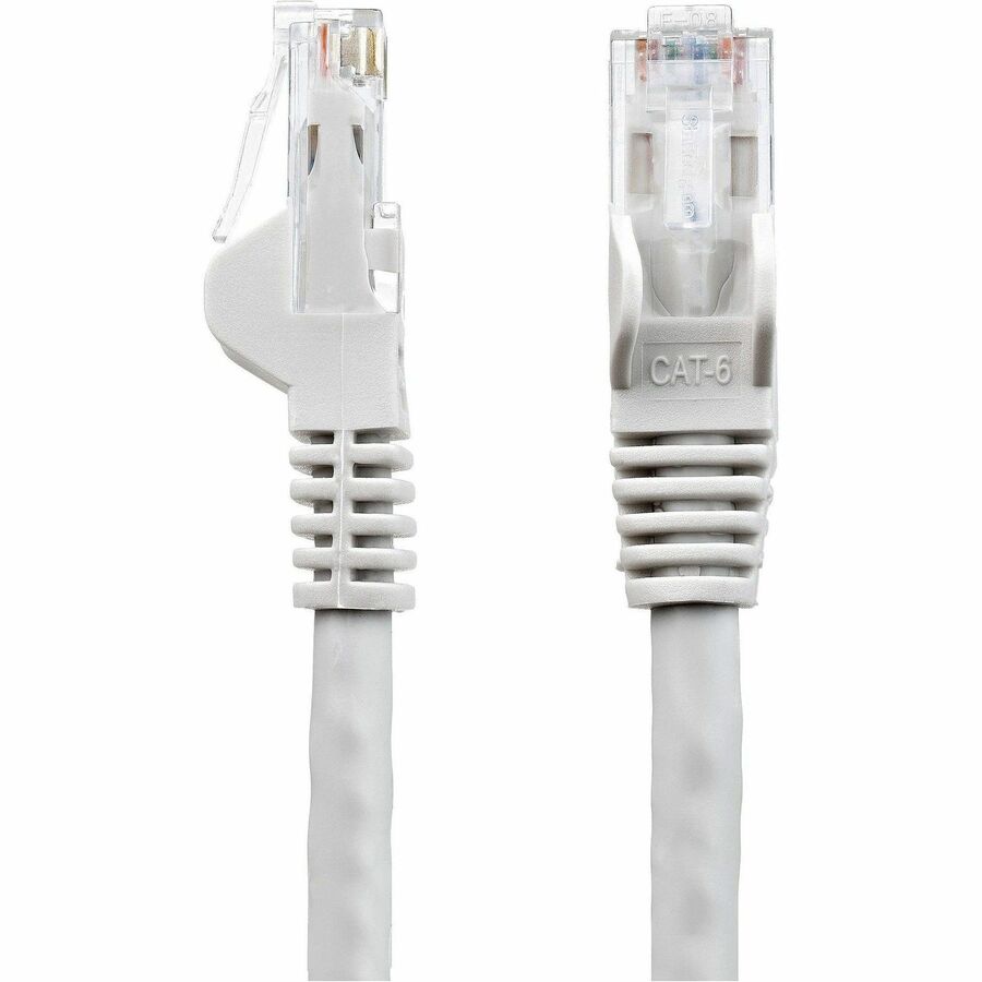 StarTech 125ft CAT6 Ethernet Cable - Gray Snagless Gigabit - 100W PoE UTP 250Mhz Category 6 Patch Cord UL Certified Wiring/TIA