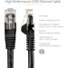 StarTech.com 12ft CAT6 Ethernet Cable - Black Snagless Gigabit - 100W PoE UTP 650MHz Category 6 Patch Cord UL Certified Wiring/TIA - 12ft Black CAT6 Ethernet cable delivers Multi Gigabit 1/2.5/5Gbps & 10Gbps up to 160ft - 650MHz - Fluke tested to ANSI/TIA