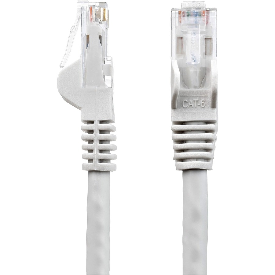 StarTech 2ft CAT6 Ethernet Cable - Gray Snagless Gigabit - 100W PoE UTP 250Mhz Category 6 Patch Cord UL Certified Wiring/TIA