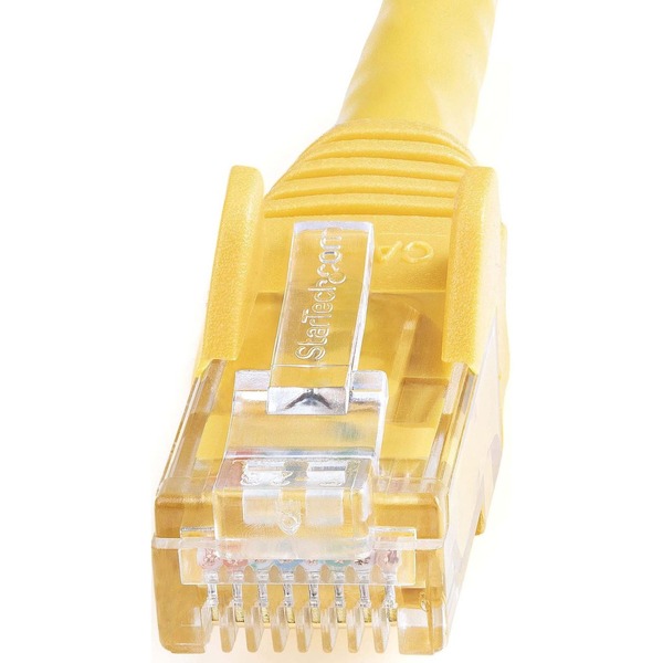 4ft Yellow Cat6 Patch Cable with Snagless RJ45 Connectors - Cat6 Ether