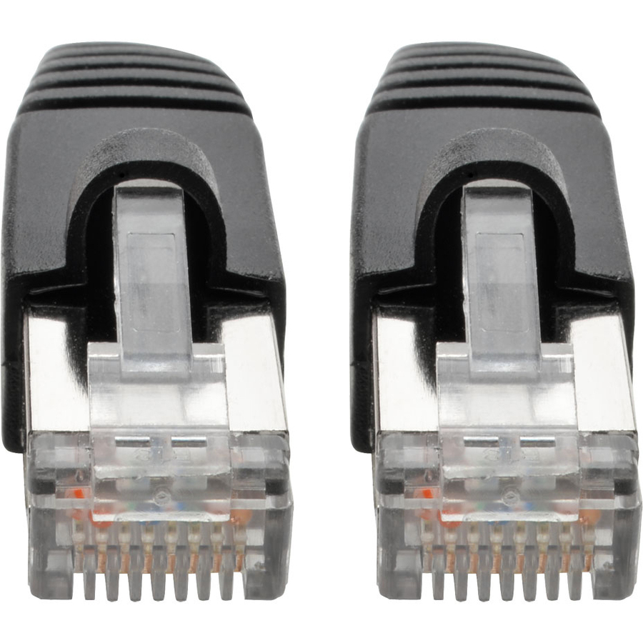Tripp Lite by Eaton Cat6a 10G Snagless Shielded STP Ethernet Cable (RJ45 M/M) PoE Black 7 ft. (2.13 m)