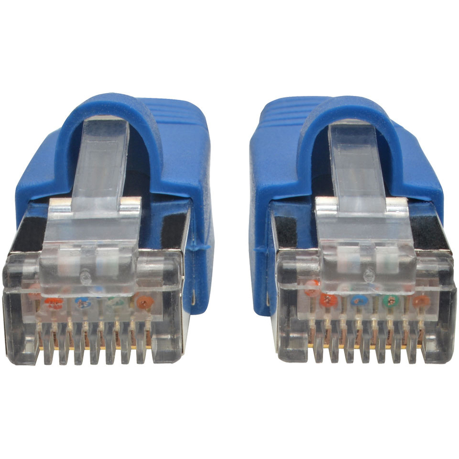 Tripp Lite by Eaton Cat6a 10G Snagless Shielded STP Ethernet Cable (RJ45 M/M) PoE Blue 20 ft. (6.09 m)