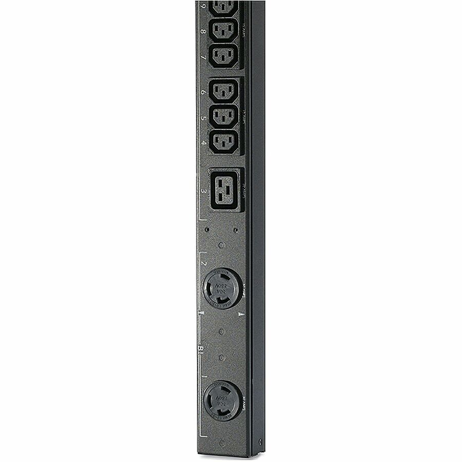 APC NetShelter Metered Rack PDU, Zero U, 14.4kW, 208V, 24 C13, 4 C19, 2 NEMA L6-30R outlet